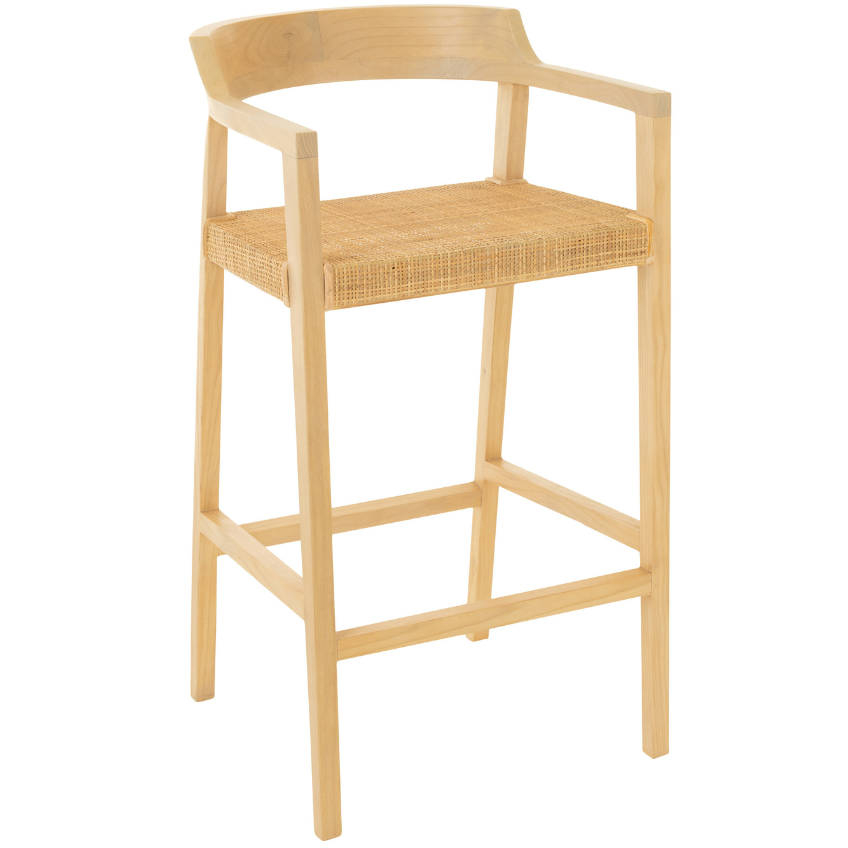 Teaková barová židle J-line Talya 78 cm