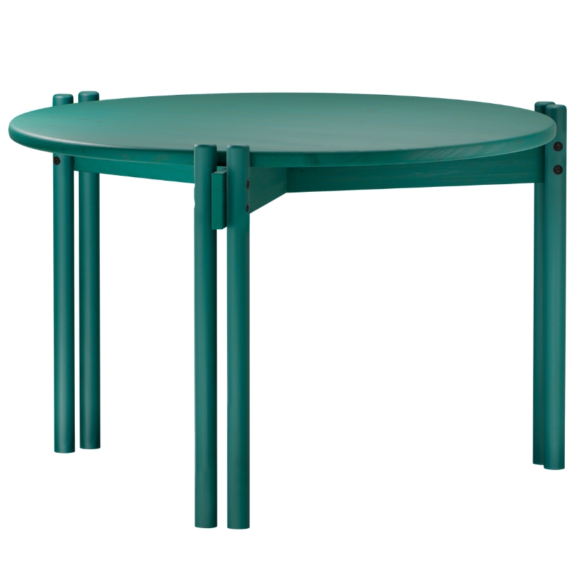 Zelený dřevěný konferenční stolek Karup Design Sticks 60 cm