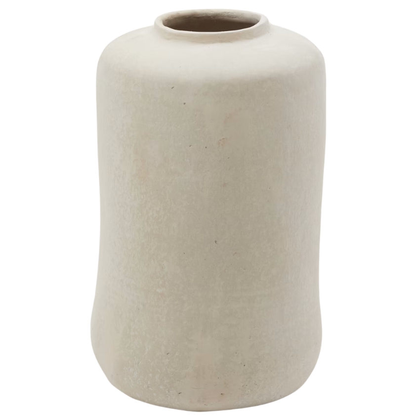 Bílá váza Kave Home Serina 55 cm