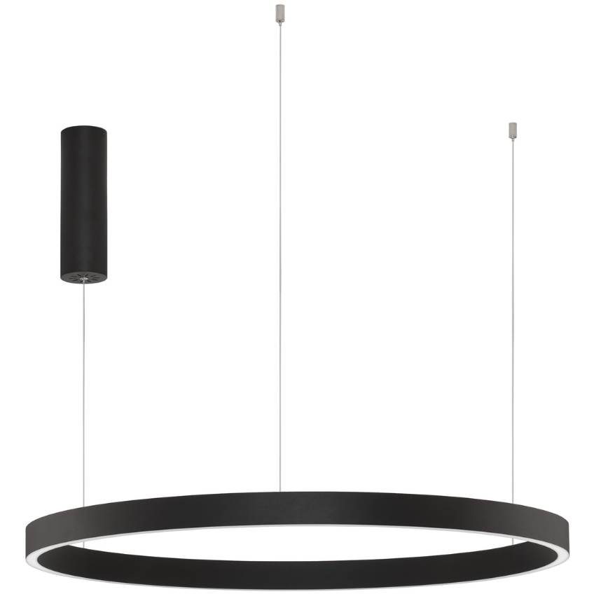 Černé závěsné LED světlo Nova Luce Elowen 80 cm